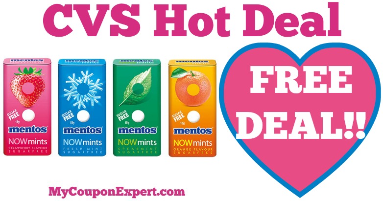 OH YEAH!! FREEEE Mentos Mints at CVS from 4/9 – 4/15