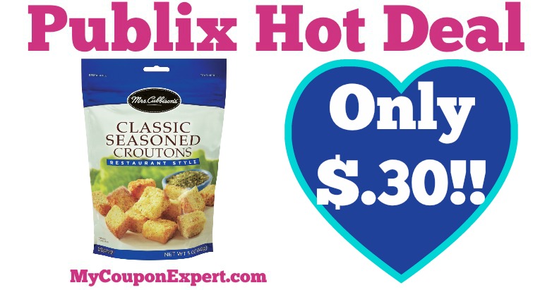 WHOOP YEAH!! Mrs. Cubbison’s Croutons Only $.30 at Publix from 4/27 – 5/3