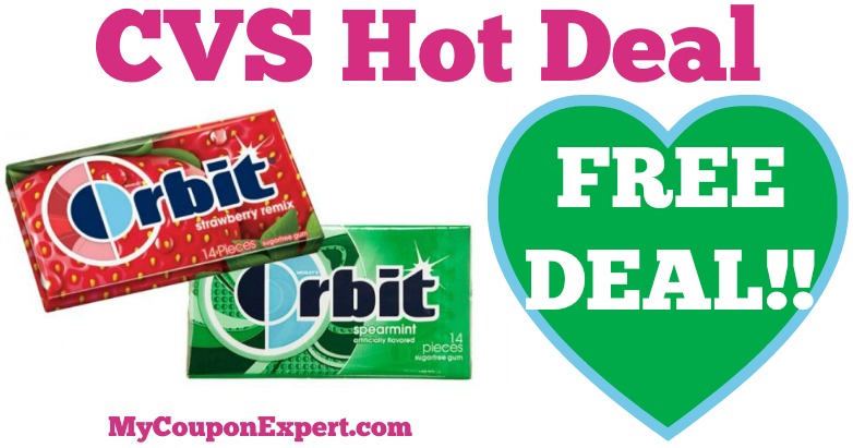 OH YES!! FREEE Orbit Gum at CVS from 4/9 – 4/15