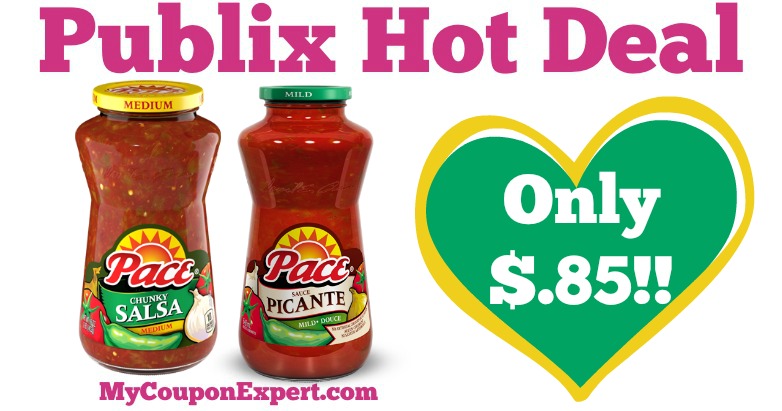 OHH YEAH!! Pace Salsa, Picante Sauce, & Dips Only $.85 at Publix from 4/27 – 5/3