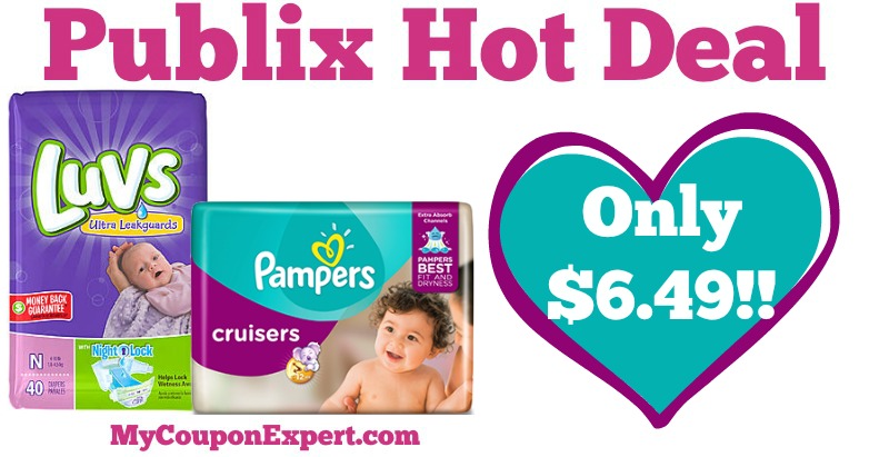 OHHHH YEAH!! CHEAP Diapers at Publix from 4/27 – 5/3!!