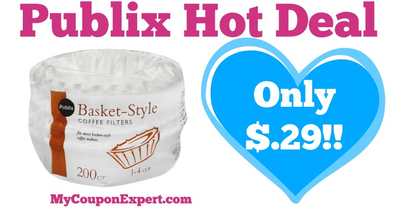 WHOOP YEAH!! Publix Coffee Filters Only $.29 at Publix – LIVE NOW!!