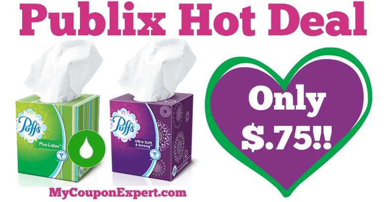 HIP HIP HOORAY!! Puffs Facial Tissues Only $.75 at Publix from 4/27 – 5/3