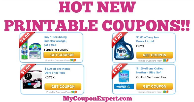 HOT NEW Printable Coupons: All, Boost, Quilted Northern, Maybelline, Gillette, Scrubbing Bubbles, and MORE!!