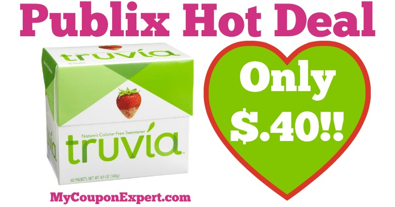 Hot Deal Alert! Truvia Sweetener Only $.40 at Publix from 4/6 – 4/15
