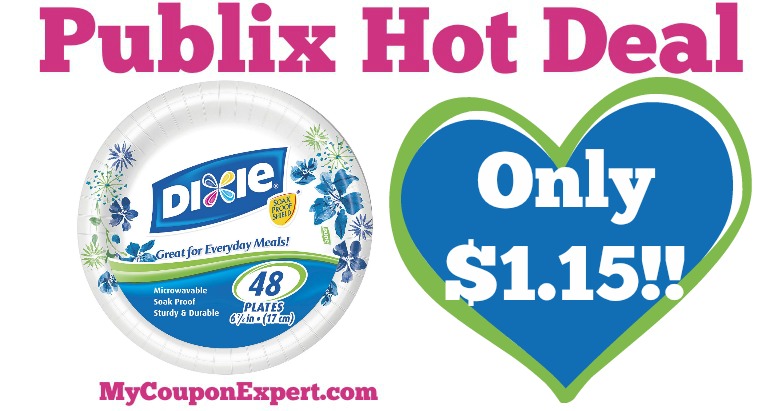 WOOT!! Dixie Plates Only $1.15 at Publix from 5/25 – 5/31