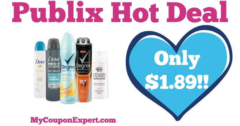 WHOOP!! Degree Products Only $1.89 at Publix Starting 6/3