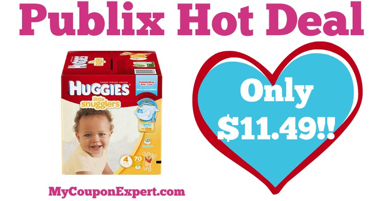 OHH YEAH!! Huggies Diapers Only $11.49 at Publix from 6/1 – 6/7
