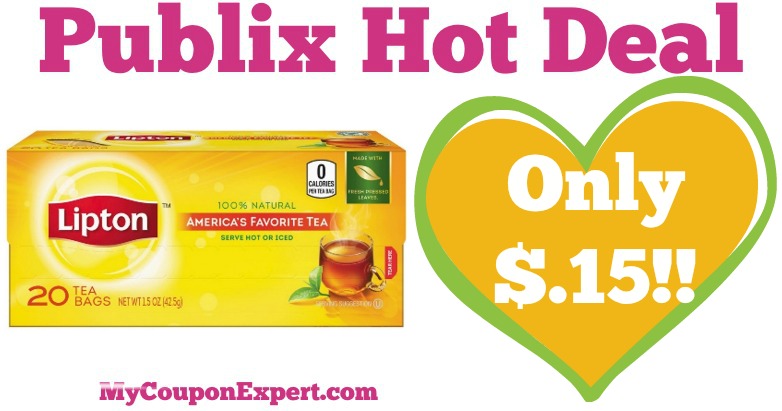 OHH YEAH!! Lipton Tea Only $.15 at Publix from 5/25 – 5/31