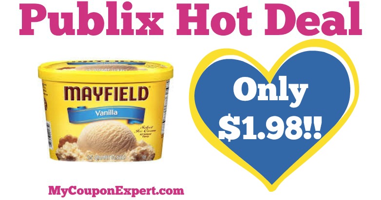 OHH YEAH!! Mayfield Ice Cream Only $1.98 at Publix from 5/25 – 5/31