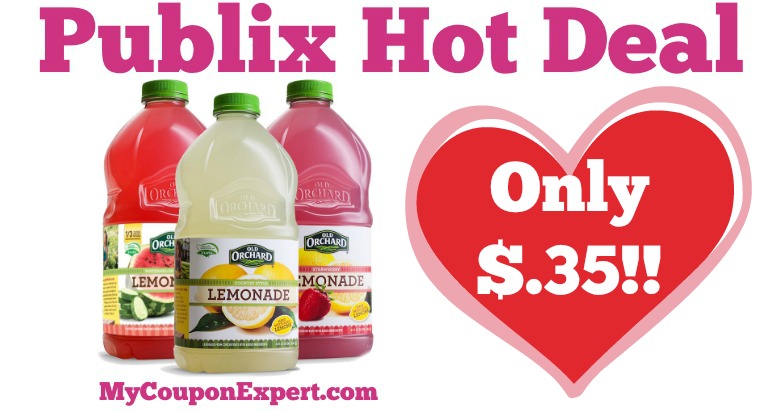 WOOT YEAH!! Old Orchard Lemonade Only $.35 at Publix from 5/13 – 6/2!!