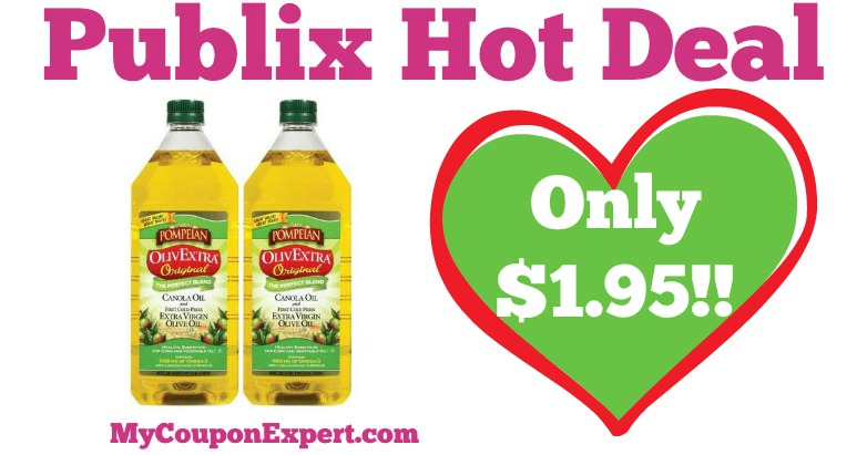 WHOOP YEAH!! Pompeian OlivExtra Original Oil Only $1.95 at Publix – LIVE NOW!!