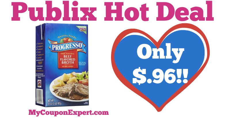 OHHH YEAH!! Progresso Broth Only $.96 at Publix from 5/4 – 5/10