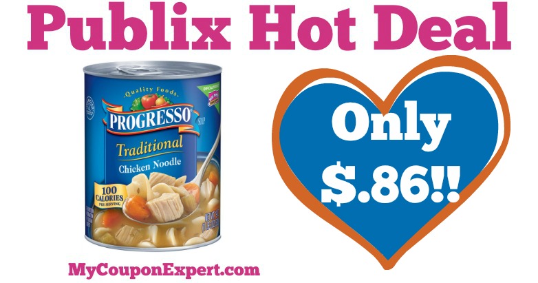 WHOOP!! Progresso Soups Only $.86 at Publix from 5/4 – 5/10