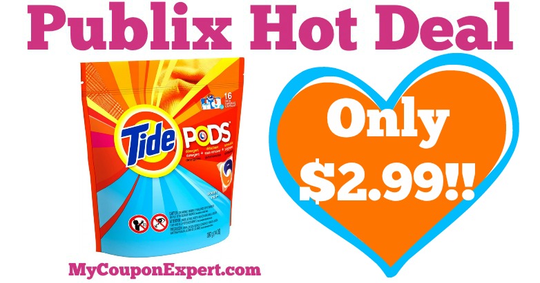OHH YEAH!! Tide Pods Only $2.99 at Publix from 5/25 – 5/31