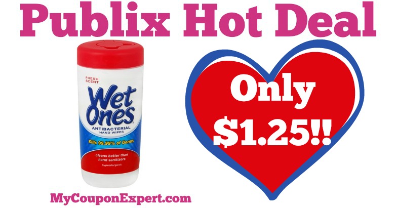 WOOT WOOT!! Wet Ones Only $1.25 at Publix from 5/20 – 6/2