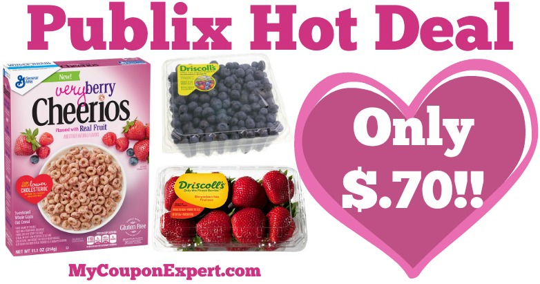OH YEAH!! HOT DEAL on Cheerios Very Berry & Berries at Publix from 6/22 – 6/28