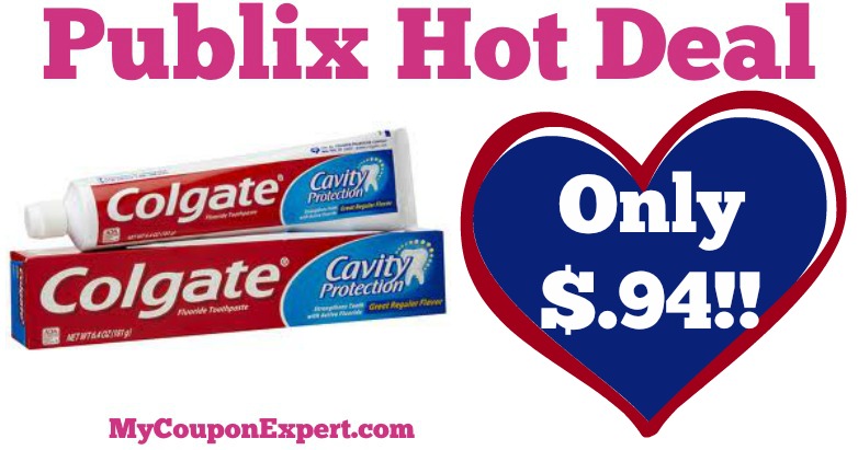 HIP HIP HOOORAY!! Colgate Toothpaste Only $.94 at Publix from 6/22 – 6/28