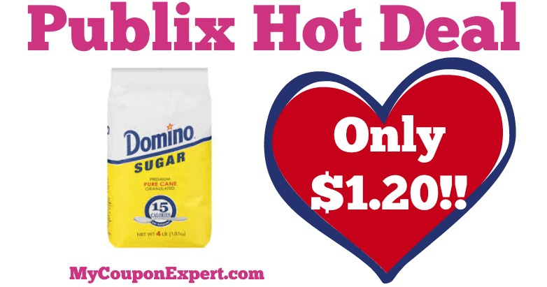 OH YEAH! Domino Premium Pure Cane Sugar Only $1.20 at Publix from 6/29 – 7/5