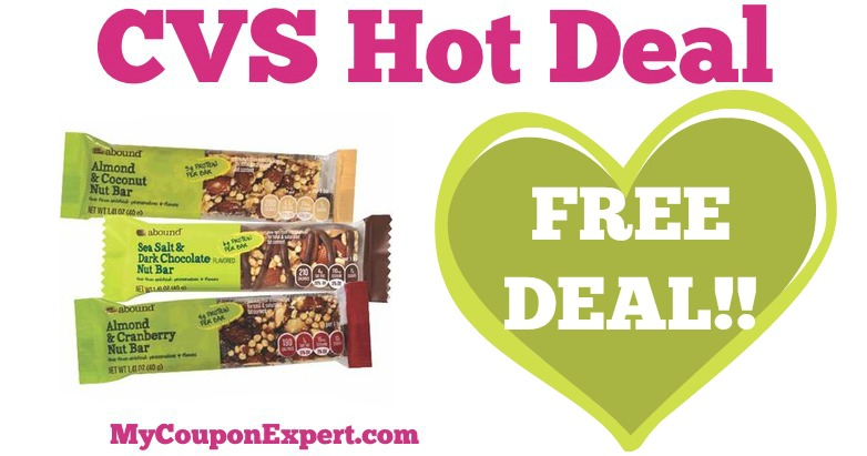 OH YEAH! FREE Gold Emblem Abound Nut Bar at CVS from 6/4 – 6/10