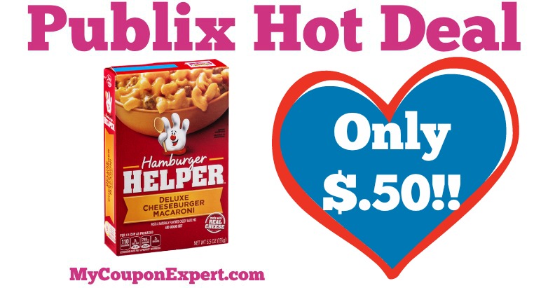 WOW OH WOW!! Hamburger Helper Only $.50 at Publix from 6/8 – 6/14