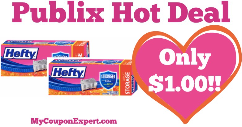 OH YEAH! Hefty Sliders Bags Only $1.00 at Publix from 6/15 – 6/21