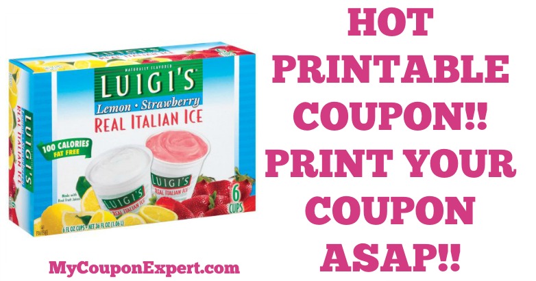 OH MY GOSH!! HURRY & Print This HOT Luigi’s Real Italian Ice Coupon ASAP!!