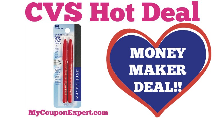 WHOOP!! Money Maker Deal on Maybelline Products at CVS from 6/18 – 6/24