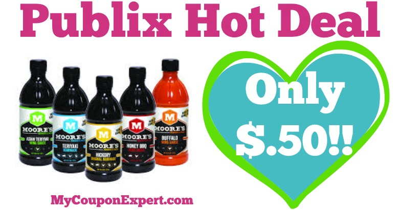 HOLY SMOKES!! Moore’s Marinade or Buffalo Wing Sauce Only $.50 at Publix from 6/24 – 7/7