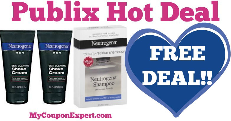 OH EM GEE!! FREE Neutrogena Shave Cream Or Shampoo at Publix from 6/22 – 6/28