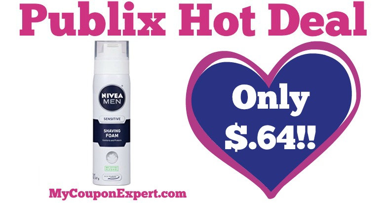 HIP HIP HOORAY! Nivea Men Shave Foam Only $.64 at Publix from 6/17 – 6/18