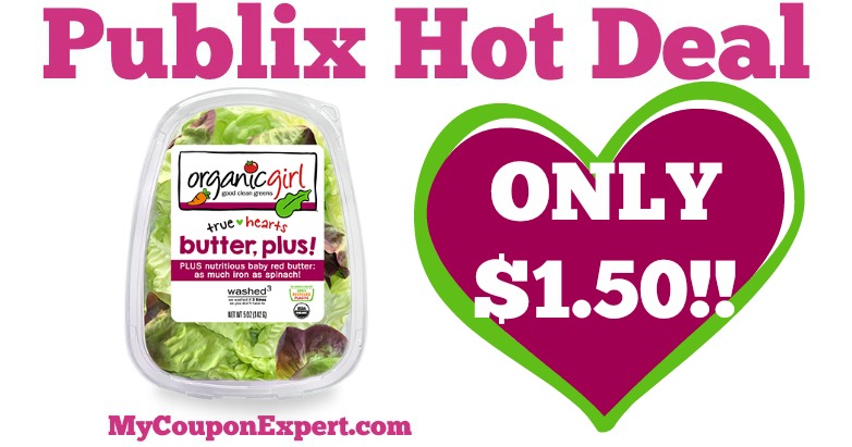 WHOOP!! OrganicGirl Butter Plus Salad Only $1.50 at Publix from 6/29 – 7/5