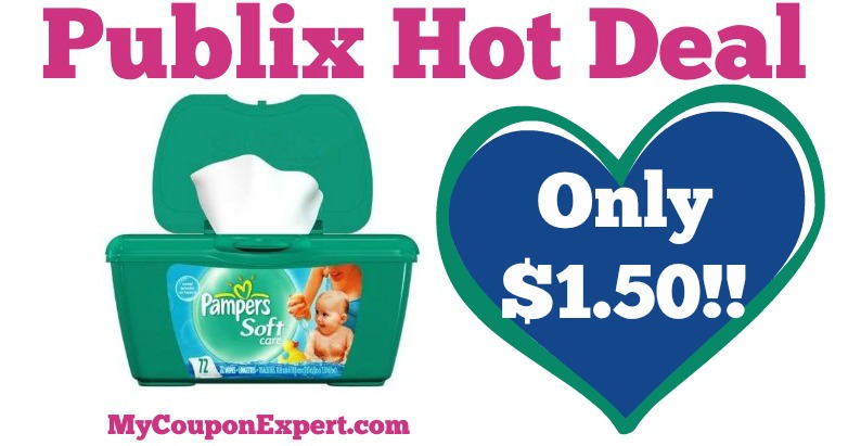 OH YEAH! Pampers Wipes Only $1.50 at Publix from 6/22 – 6/28