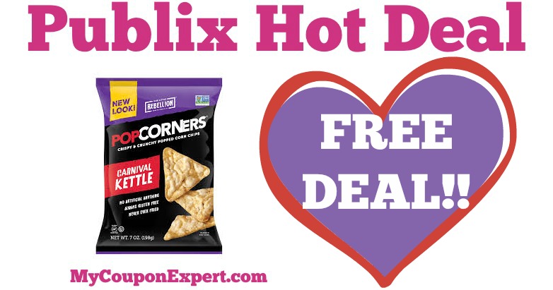 WHOOP!! FREE Popcorners at Publix from 6/22 – 6/28