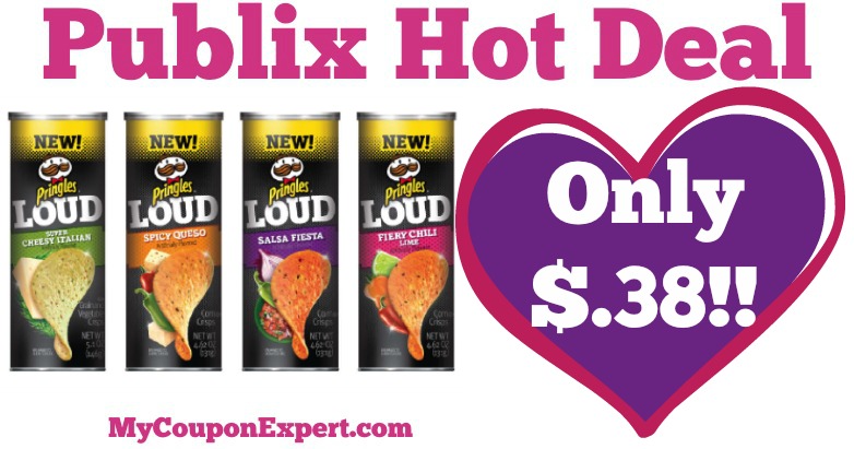 OH YEAH! Pringles Only $.38 at Publix from 6/22 – 6/28