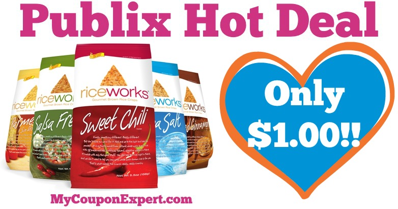 WHOOP!! Riceworks Rice Snacks Only $1.00 at Publix from 6/3 – 6/23