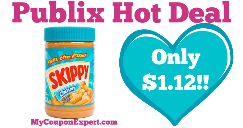 OH YEAH!! Skippy Peanut Butter Only $1.12 at Publix from 6/24 – 7/7