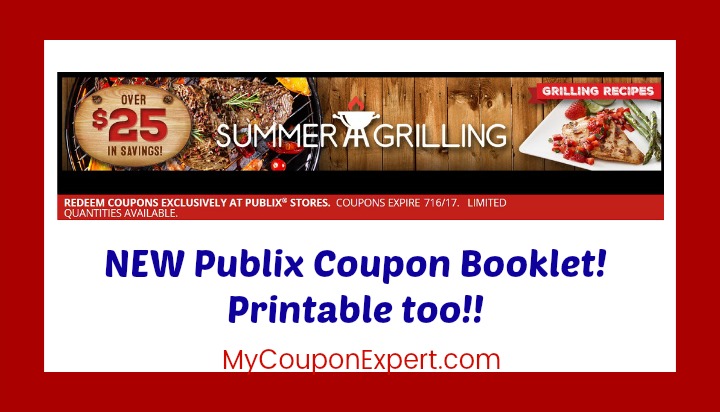 NEW Publix Coupon Booklet!  Summer Grilling!