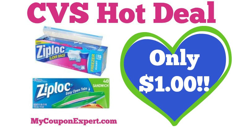 OH YEAH!! Ziploc Bags Only $1.00 at CVS from 6/18 – 6/24