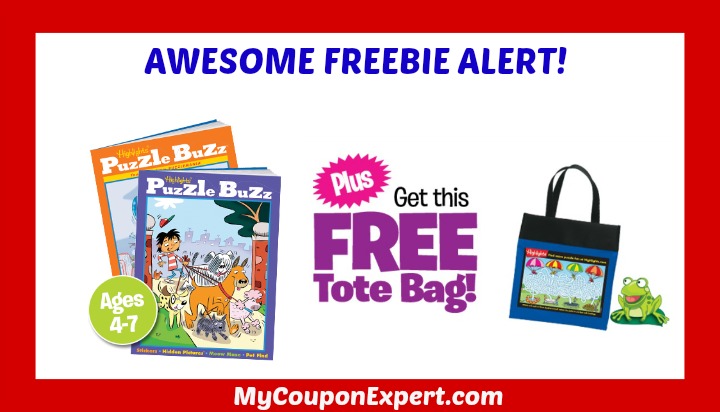 TWO Highlights Activity Books PLUS Free Tote Bag just pay $2.98 shipping!
