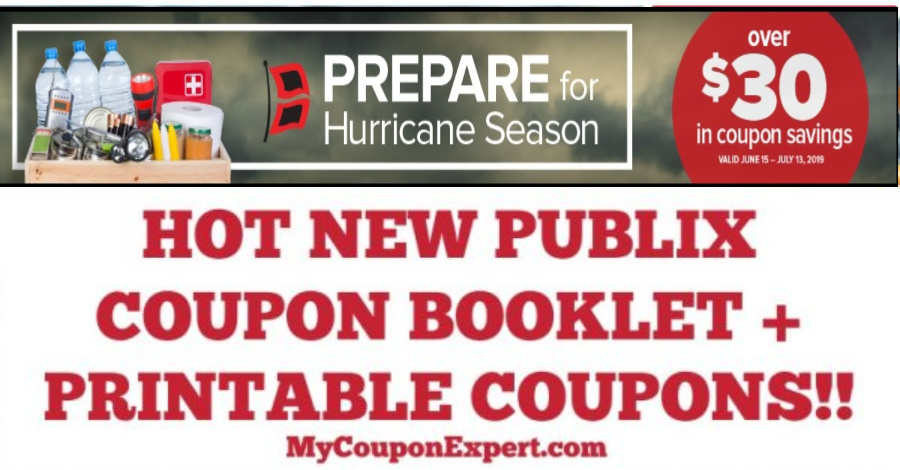WHOOP!! HOT NEW Prepare for Hurricane Season Publix Coupon Booklet + Printable Coupons!!