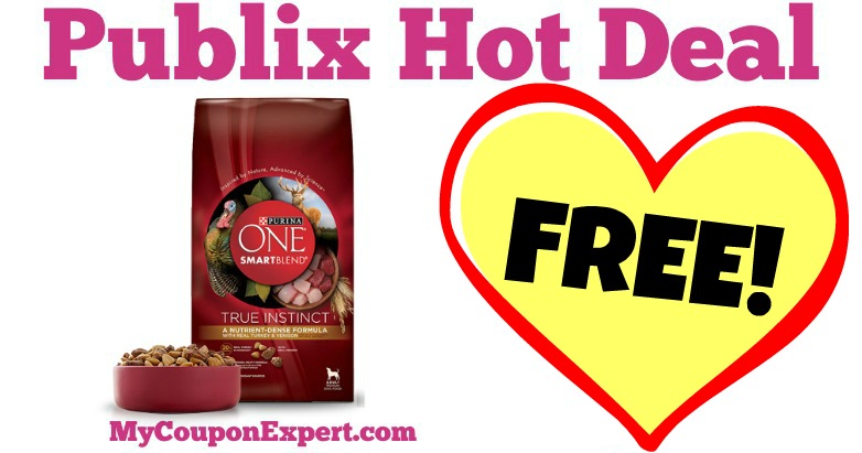 UPDATED! FREEE Purina ONE Smartblend Dog Food Only at Publix thru 6/28!!