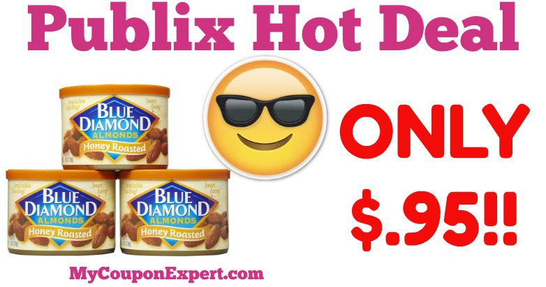OH YEAH! Blue Diamond Almonds Only $.95 at Publix from 7/20 – 7/26