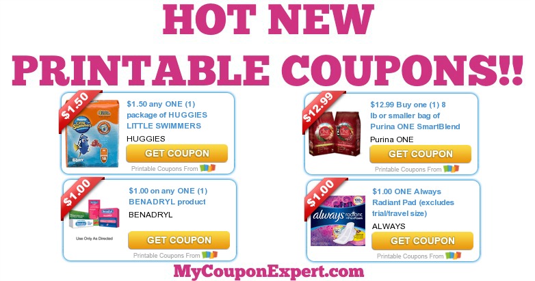 WOOT!! NEW Month = HOT NEW PRINTABLE COUPONS!! Print Your Coupons ASAP!!