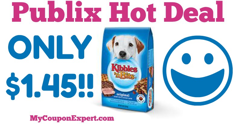 OH YES!! Kibbles ‘n Bits Dog Food Only $1.45 at Publix from 7/20 – 7/26