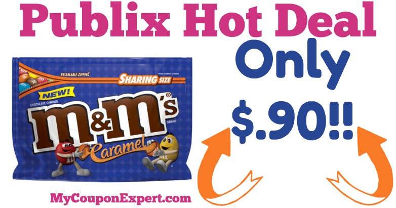 WHOOP!! M&M’s Chocolate Candies Only $.90 at Publix from 7/20 – 7/26