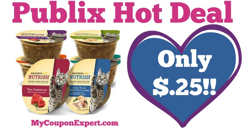 OH EM GEE!! Rachael Ray Nutrish Cat Food Only $.25 at Publix from 7/13 – 7/19