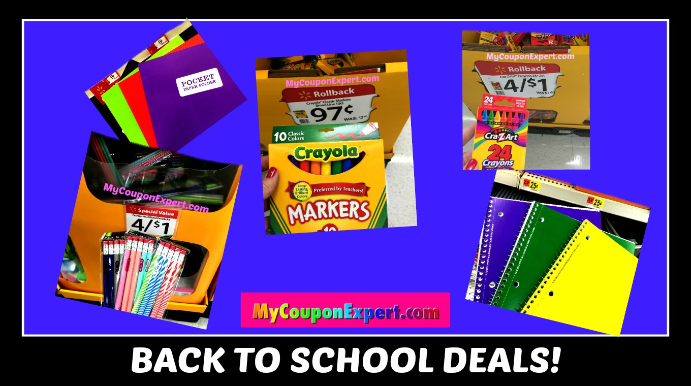 Back to School Deal Idea!  BACK PACK AND SUPPLIES for $5.00!