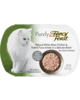 on ten (10) trays of Purely Fancy Feast Gourmet Cat Complement, any variety , $1.00