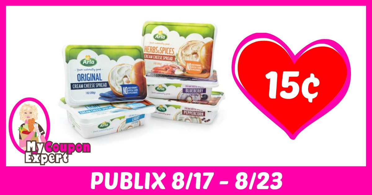 Arla Cream Cheese Only 15¢ Each After Sale and Coupons